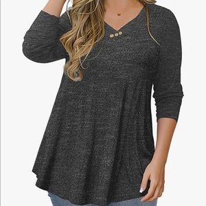 FOLUNSI grey tunic top